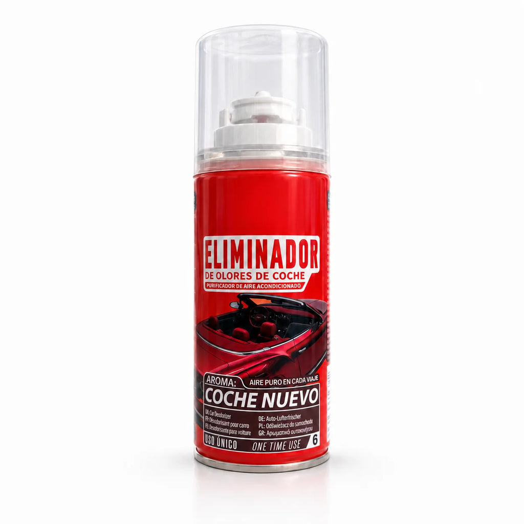 Spray eliminador de olores profesional para automóviles