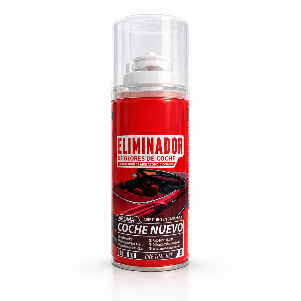 Spray eliminador de olores profesional para automóviles
