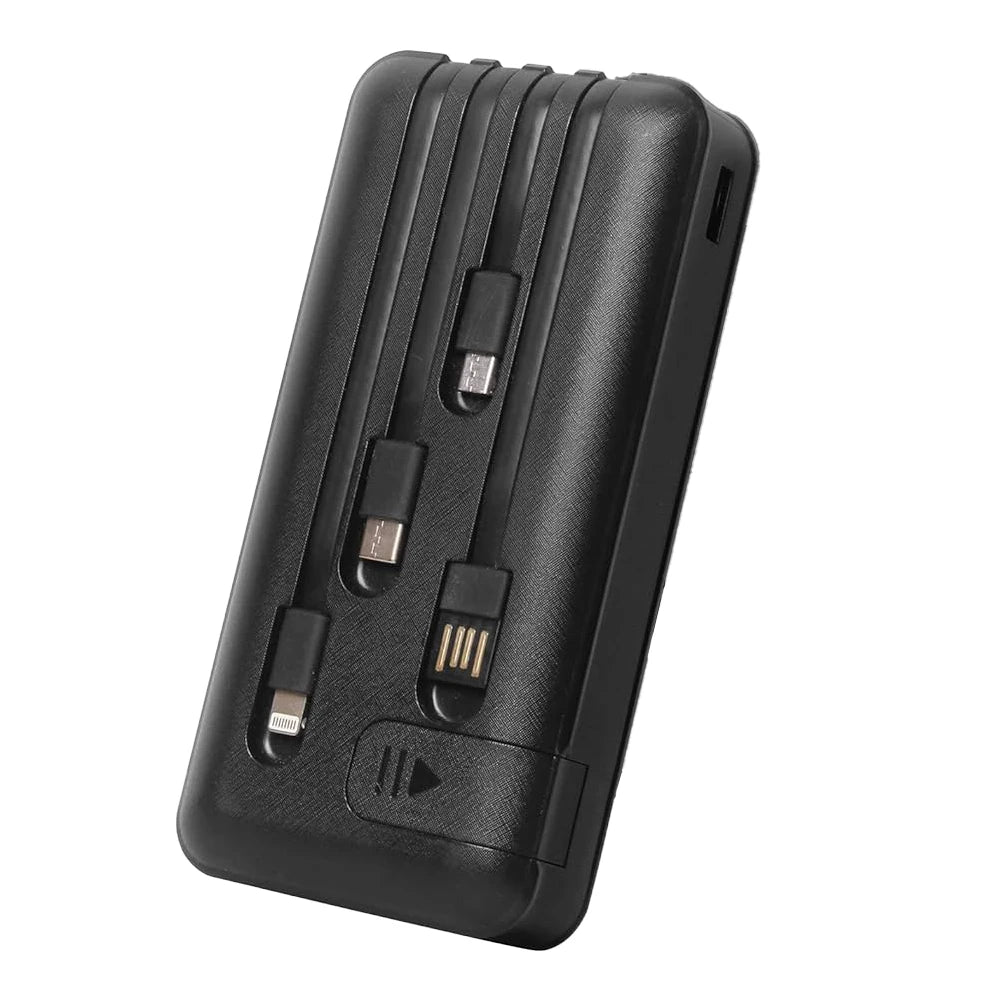 Power bank de 20000mAh con cables integrados