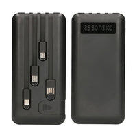 Power bank de 20000mAh con cables integrados