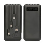 Power bank de 20000mAh con cables integrados