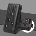 Power bank de 20000mAh con cables integrados