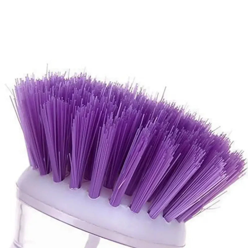 Cepillo para platos con dispensador automático de jabón