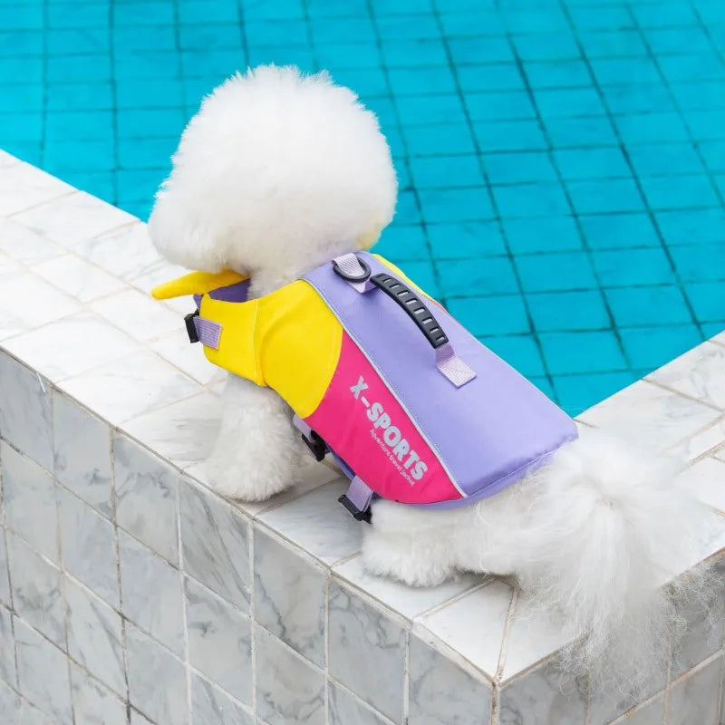 Chaleco salvavidas ajustable para perros