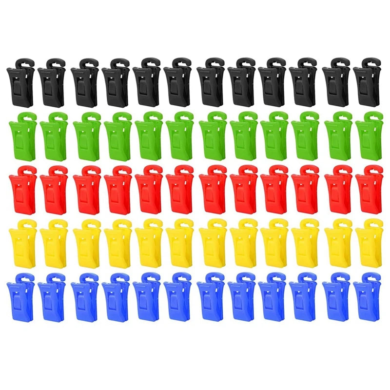 Clips duraderos para organizar calcetines en la lavandería