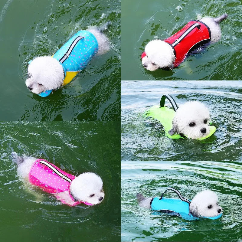 Chaleco salvavidas ajustable para perros