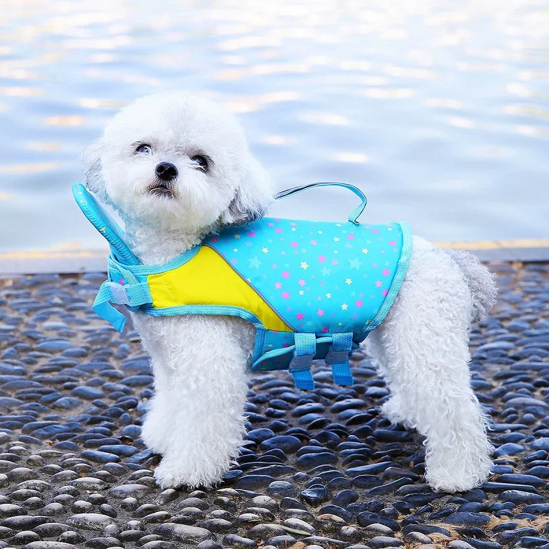 Chaleco salvavidas ajustable para perros