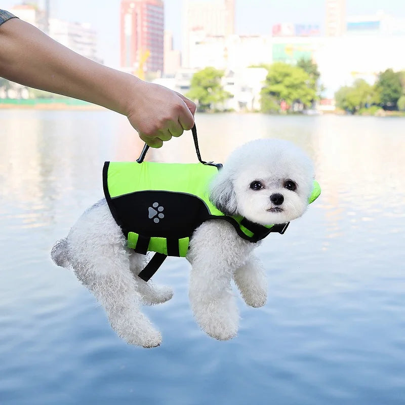 Chaleco salvavidas ajustable para perros