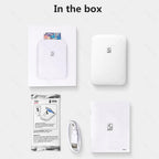Mini impresora fotográfica Bluetooth portátil