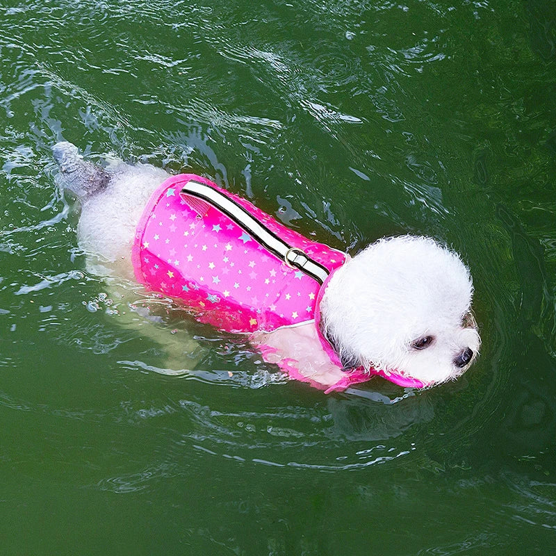 Chaleco salvavidas ajustable para perros