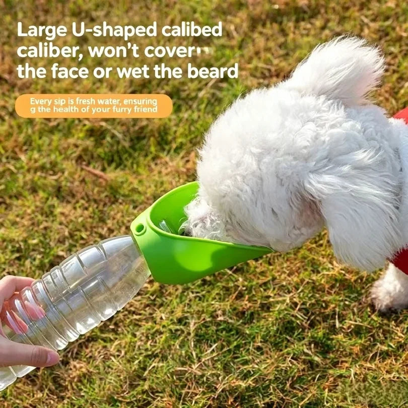 Dispensador de agua portátil y plegable para mascotas