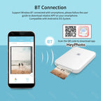 Mini impresora fotográfica Bluetooth portátil