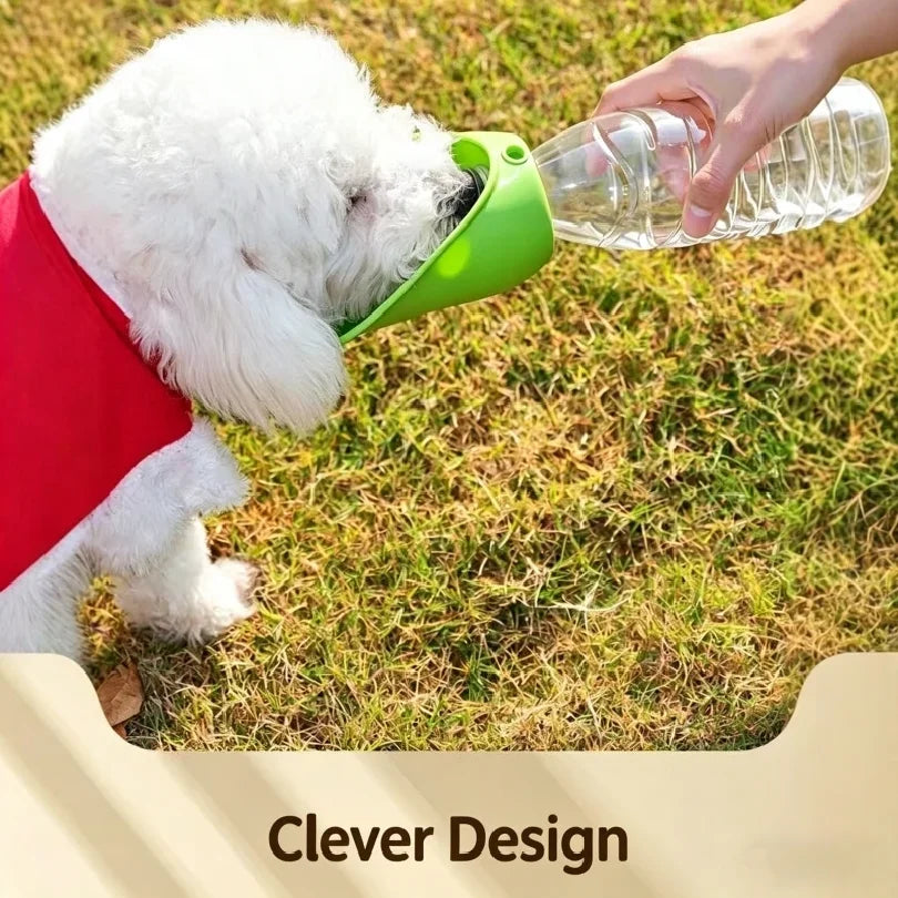 Dispensador de agua portátil y plegable para mascotas