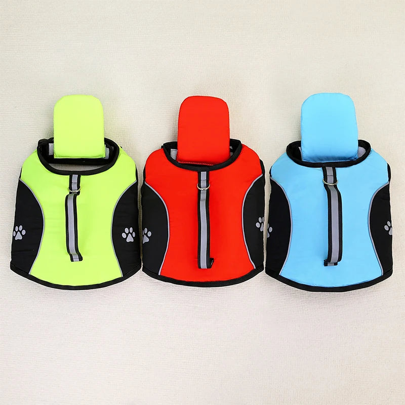 Chaleco salvavidas ajustable para perros