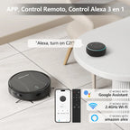 Robot aspirador y fregasuelos PrettyCare de 5000Pa