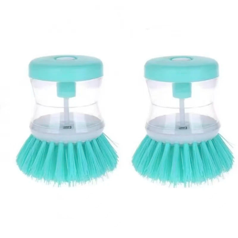 Cepillo para platos con dispensador automático de jabón