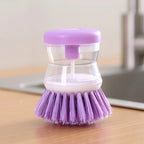Cepillo para platos con dispensador automático de jabón