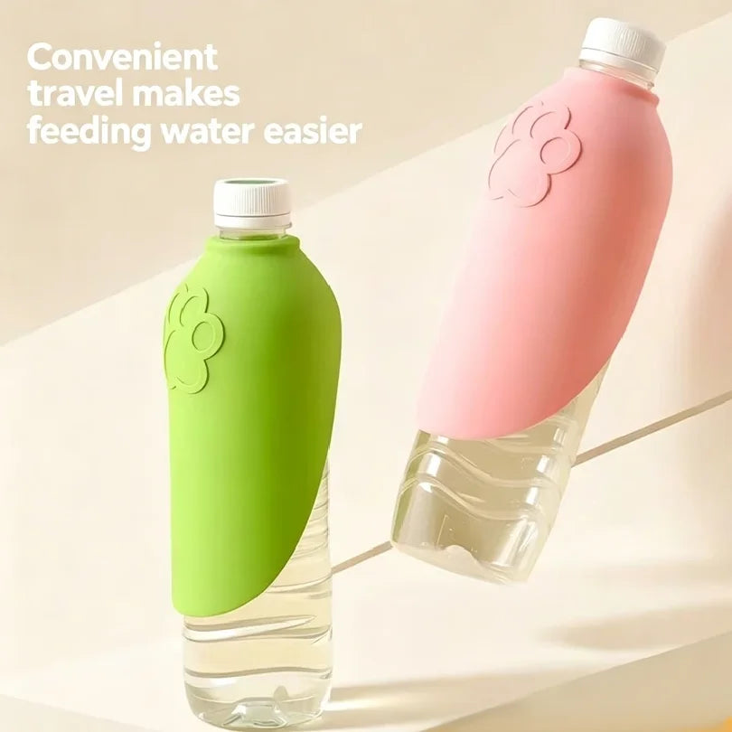 Dispensador de agua portátil y plegable para mascotas